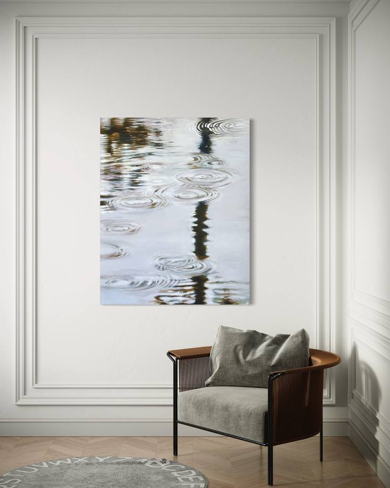 Original Abstract Water Painting by Bronle Crosby
