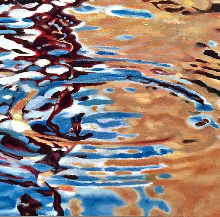 Original Abstract Water Painting by Bronle Crosby