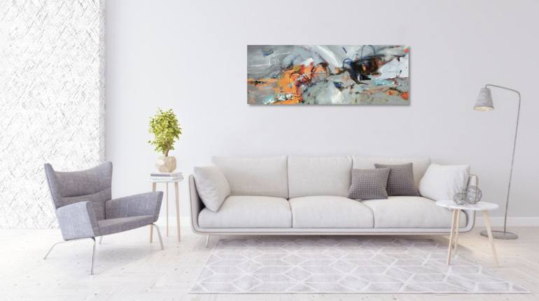 Original Fine Art Abstract Painting by Bronle Crosby