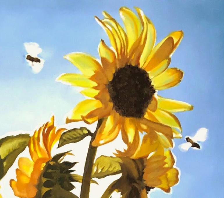 Original Realism Floral Painting by Bronle Crosby