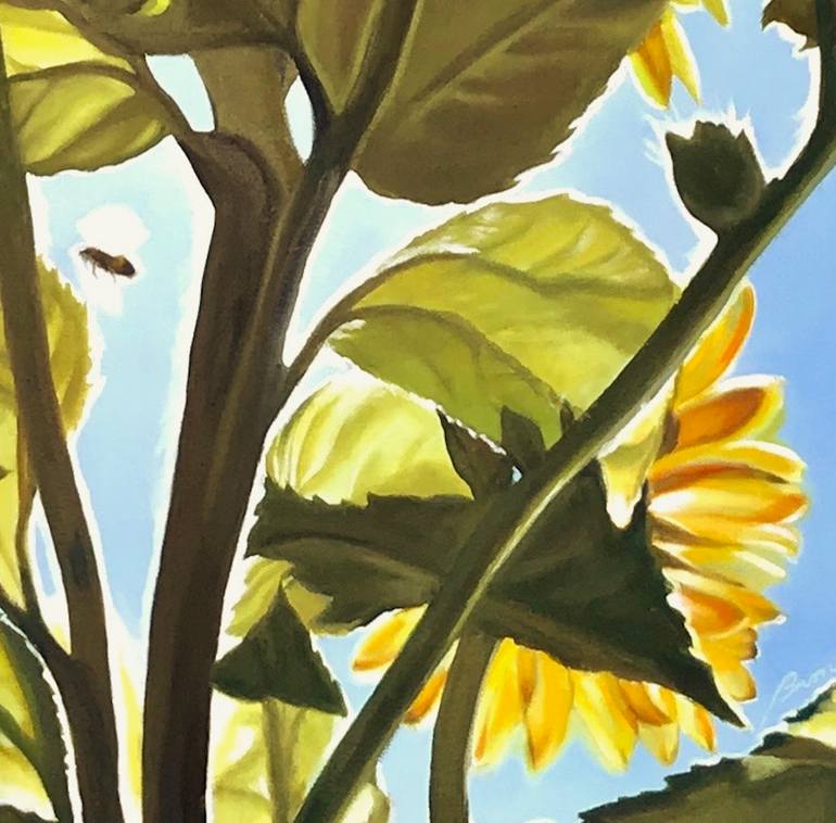 Original Realism Floral Painting by Bronle Crosby