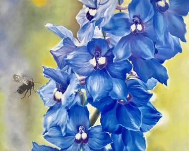 Original Realism Floral Paintings by Bronle Crosby