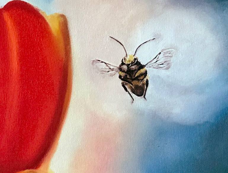 Original Contemporary Floral Painting by Bronle Crosby