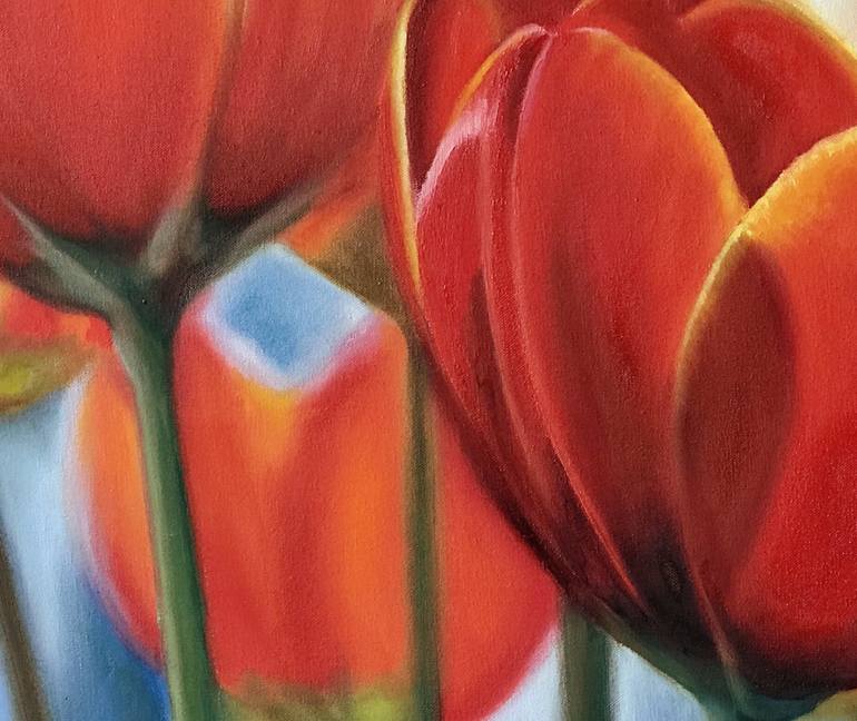 Original Contemporary Floral Painting by Bronle Crosby