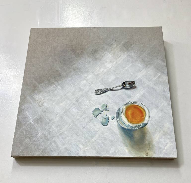 Original Documentary Still Life Painting by Bronle Crosby