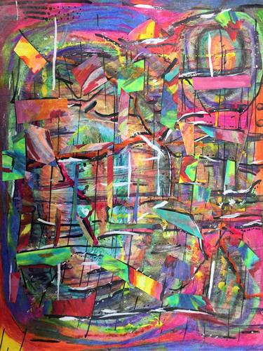 Original Abstract Collage by David Beale