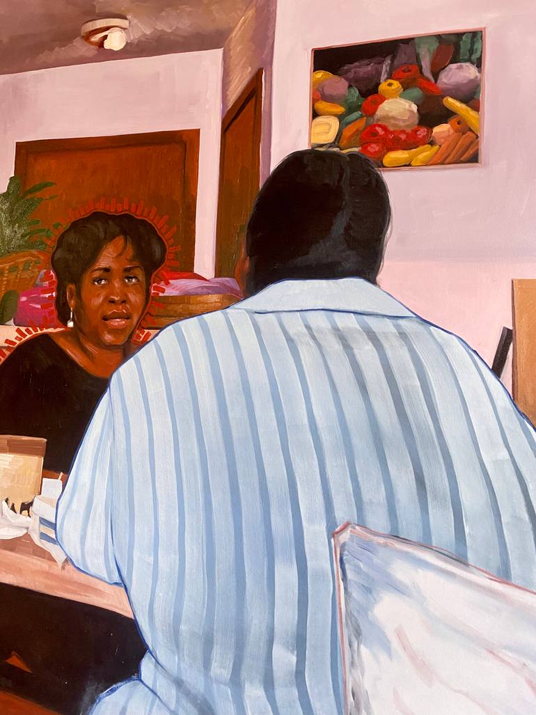 Original Figurative Family Painting by Riley Holloway