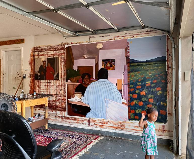 Original Figurative Family Painting by Riley Holloway