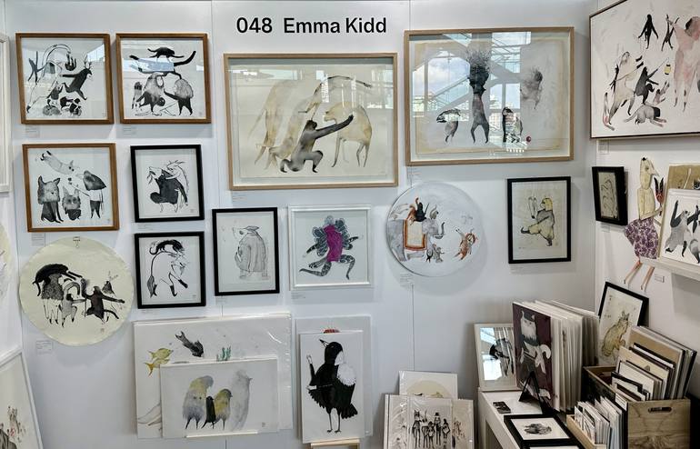 Original Expressionism Animal Painting by Emma Kidd