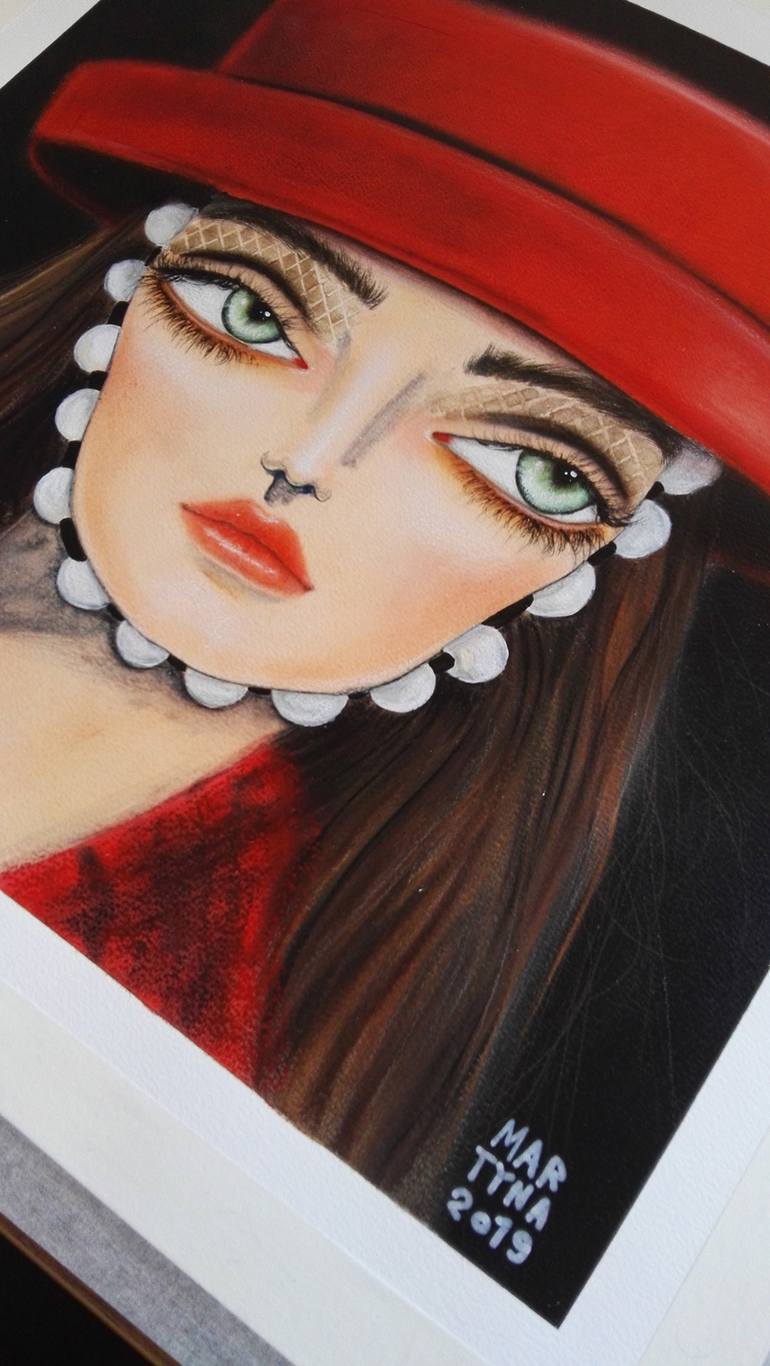 Original Women Painting by Martyna Jan