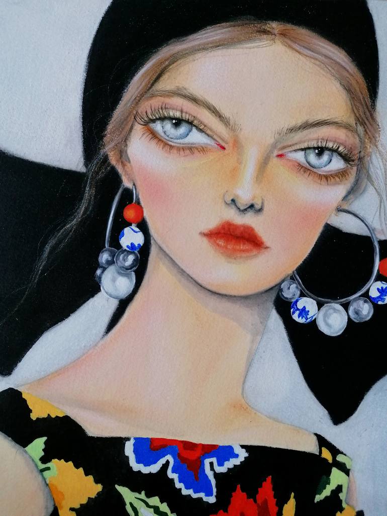 Original People Painting by Martyna Jan