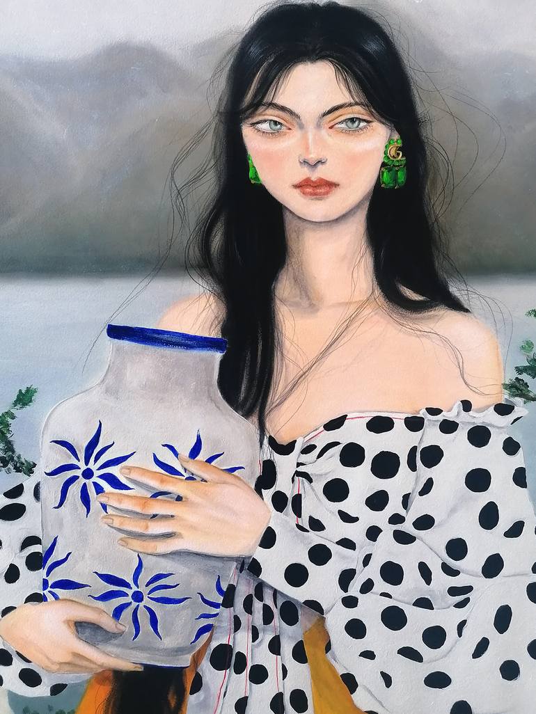 Original Figurative People Painting by Martyna Jan