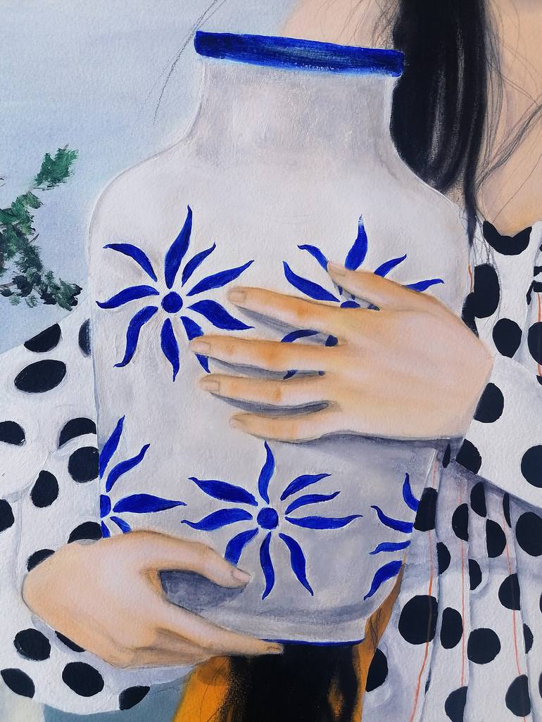 Original Figurative People Painting by Martyna Jan