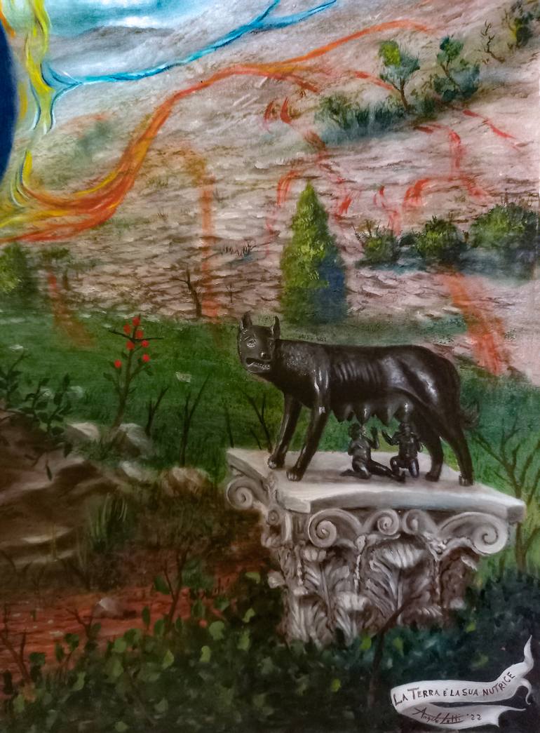 Original Figurative Other Painting by Angelo Lotti