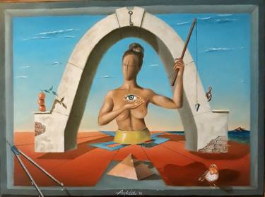 Original Surrealism World Culture Paintings by Angelo Lotti
