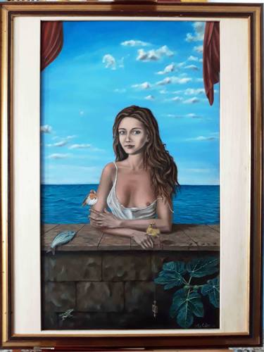 Original Surrealism Classical mythology Paintings by Angelo Lotti