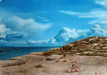 Print of Beach Paintings by Angelo Lotti