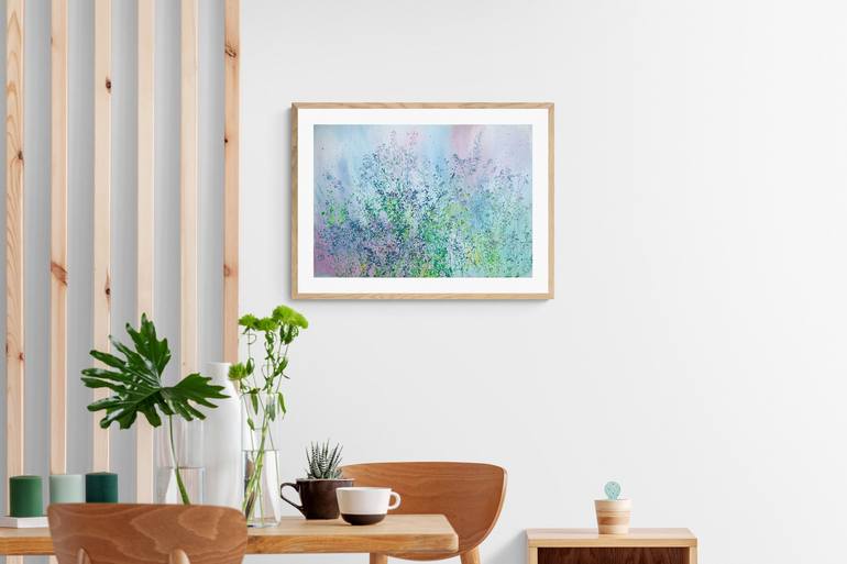 Original Impressionism Floral Painting by Diana Mazjane