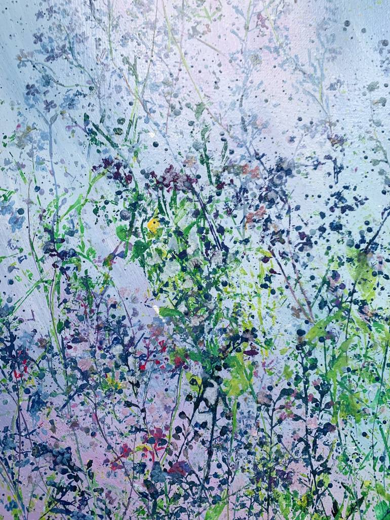 Original Impressionism Floral Painting by Diana Mazjane