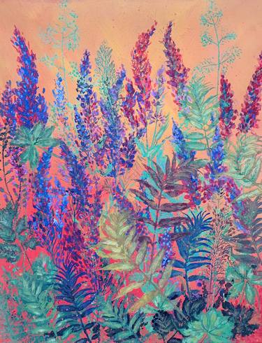 Original Floral Paintings by Diana Mazjane