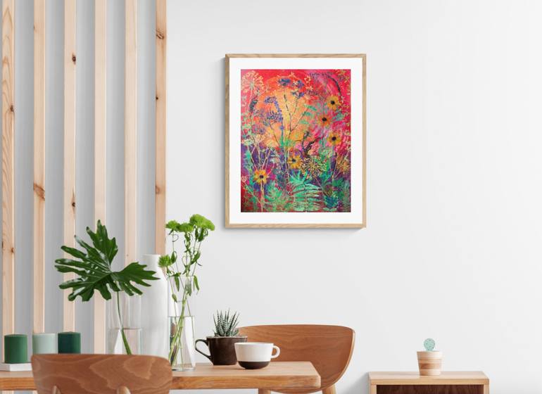 Original Abstract Nature Painting by Diana Mazjane