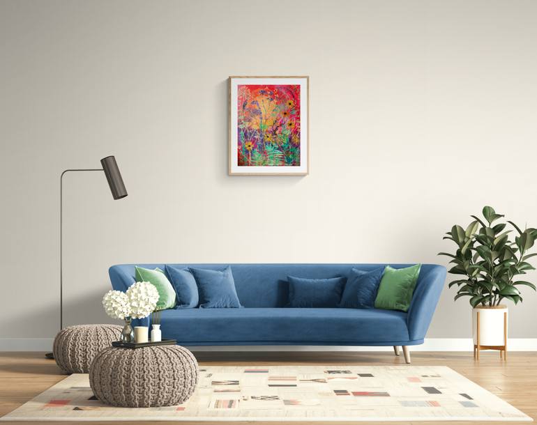 Original Abstract Nature Painting by Diana Mazjane