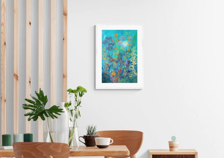 Original Fine Art Floral Painting by Diana Mazjane