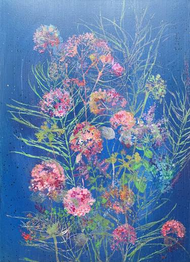 Original Floral Paintings by Diana Mazjane