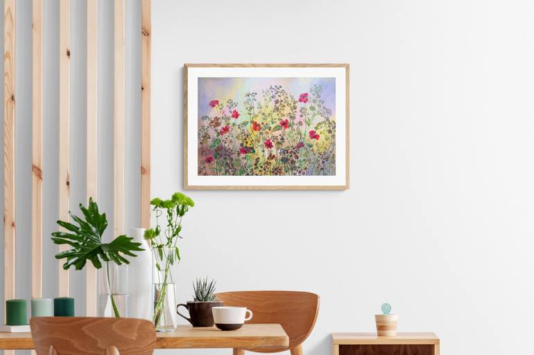 Original Impressionism Abstract Painting by Diana Mazjane