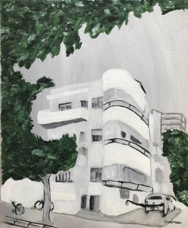 Print of Modern Architecture Paintings by Omer Rosenbaum