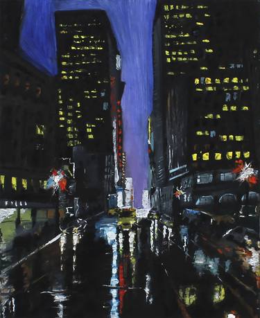 Original Impressionism Cities Paintings by Marianna Chikalo
