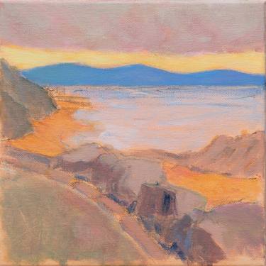 Original Fauvism Beach Painting by Ross Cunningham