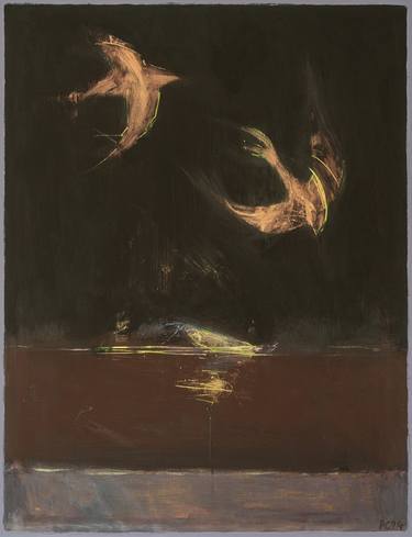 Original Abstract Animal Painting by Ross Cunningham