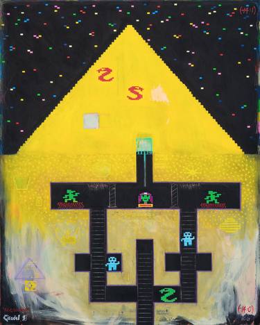 Saatchi Art Artist Ross Cunningham; Paintings, “The Pyramid (-14,1)” #art