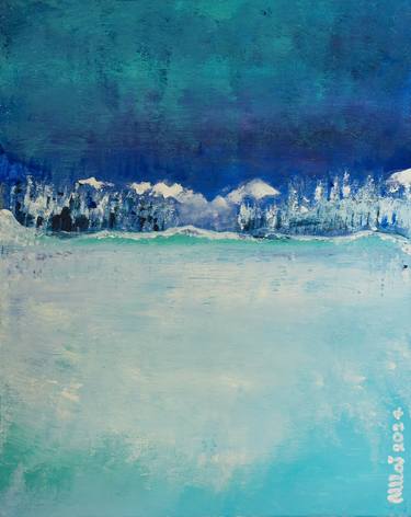 Original Abstract Landscape Paintings by Ulla Plougmand