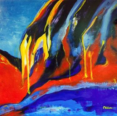 Original Abstract Expressionism Abstract Paintings by Ulla Plougmand