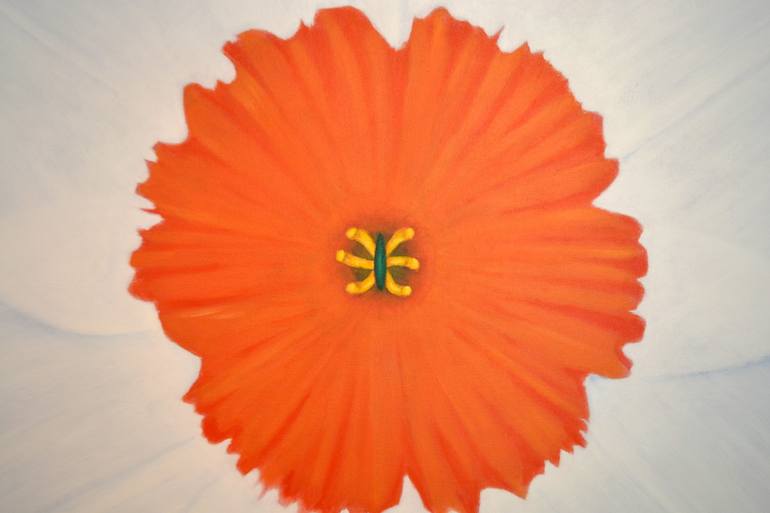 Original Expressionism Floral Painting by Cali- Jorge Calderon