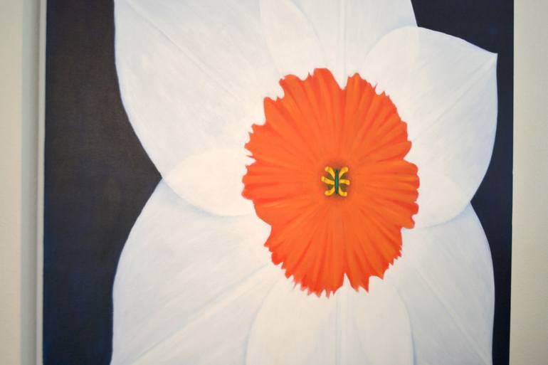 Original Expressionism Floral Painting by Cali- Jorge Calderon