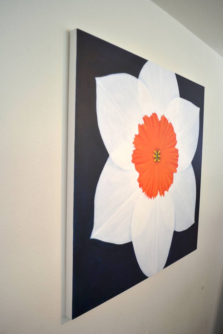 Original Expressionism Floral Painting by Cali- Jorge Calderon