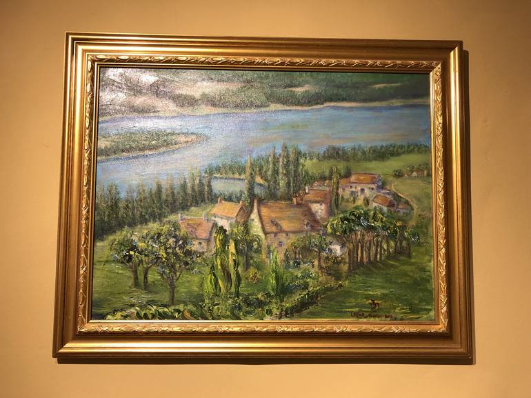 Original Fine Art Landscape Painting by Mina Novian