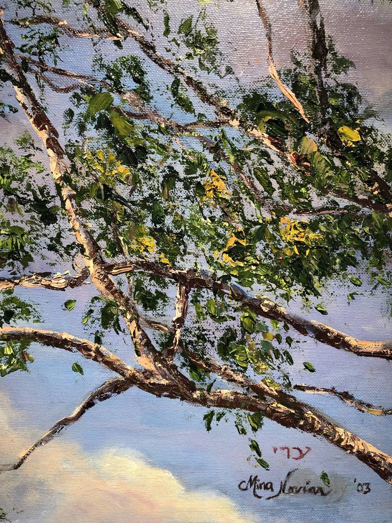 Original Tree Painting by Mina Novian