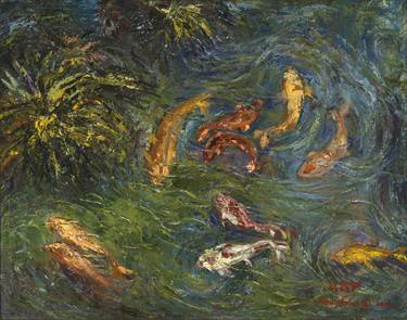 Print of Fine Art Fish Paintings by Mina Novian
