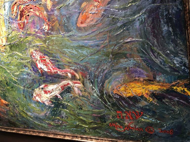 Original Fine Art Fish Painting by Mina Novian