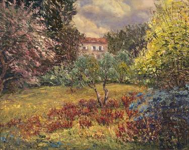 Original Garden Paintings by Mina Novian