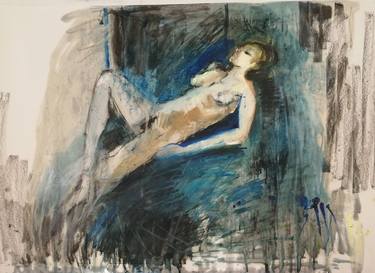 Original Expressionism Nude Paintings by Sophie Venturini