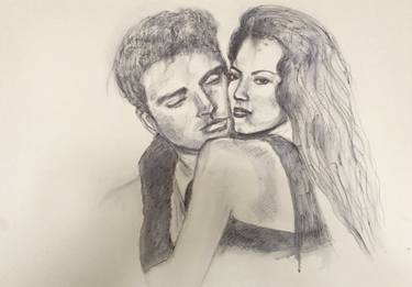 Print of Figurative Love Drawings by Sophie Venturini