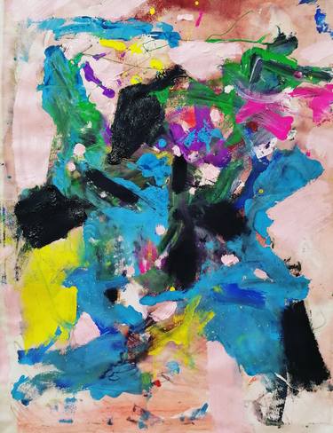 Original Abstract Expressionism Abstract Paintings by Sophie Venturini