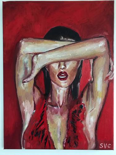 Original Figurative Women Paintings by Sophie Venturini