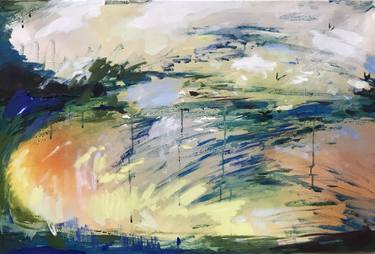 Print of Expressionism Landscape Paintings by Sophie Venturini