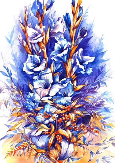 Print of Botanic Paintings by Natalia Synegina